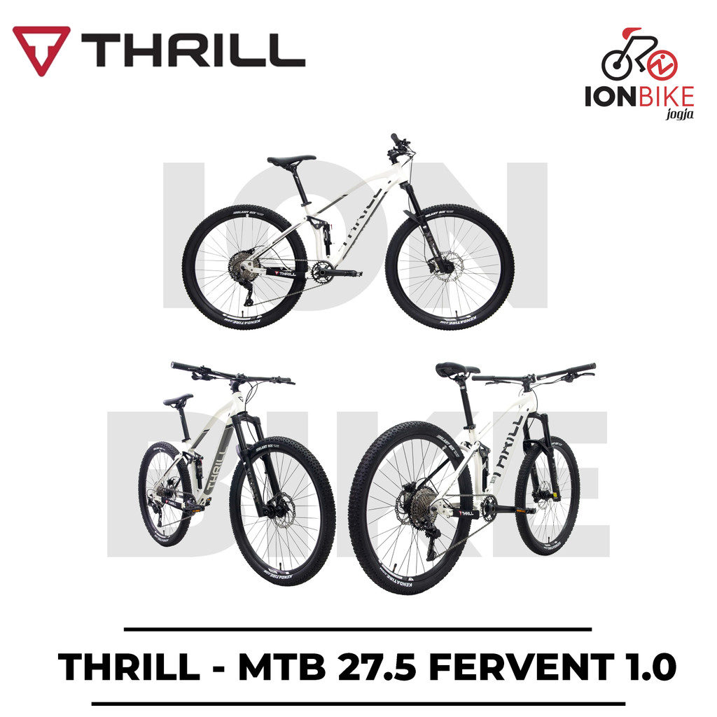 SALE STOCK EX DISPLAY  - Sepeda MTB 27.5 THRILL Fervent 1.0 1x10 Speed Frame Alloy Ringan Rem Hydrol