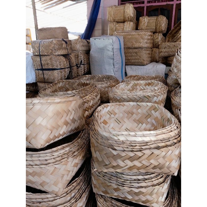 Sepasang Besek 30X30X15 Besek Jumbo Besek PSHT Besek Walet Untuk Hampers