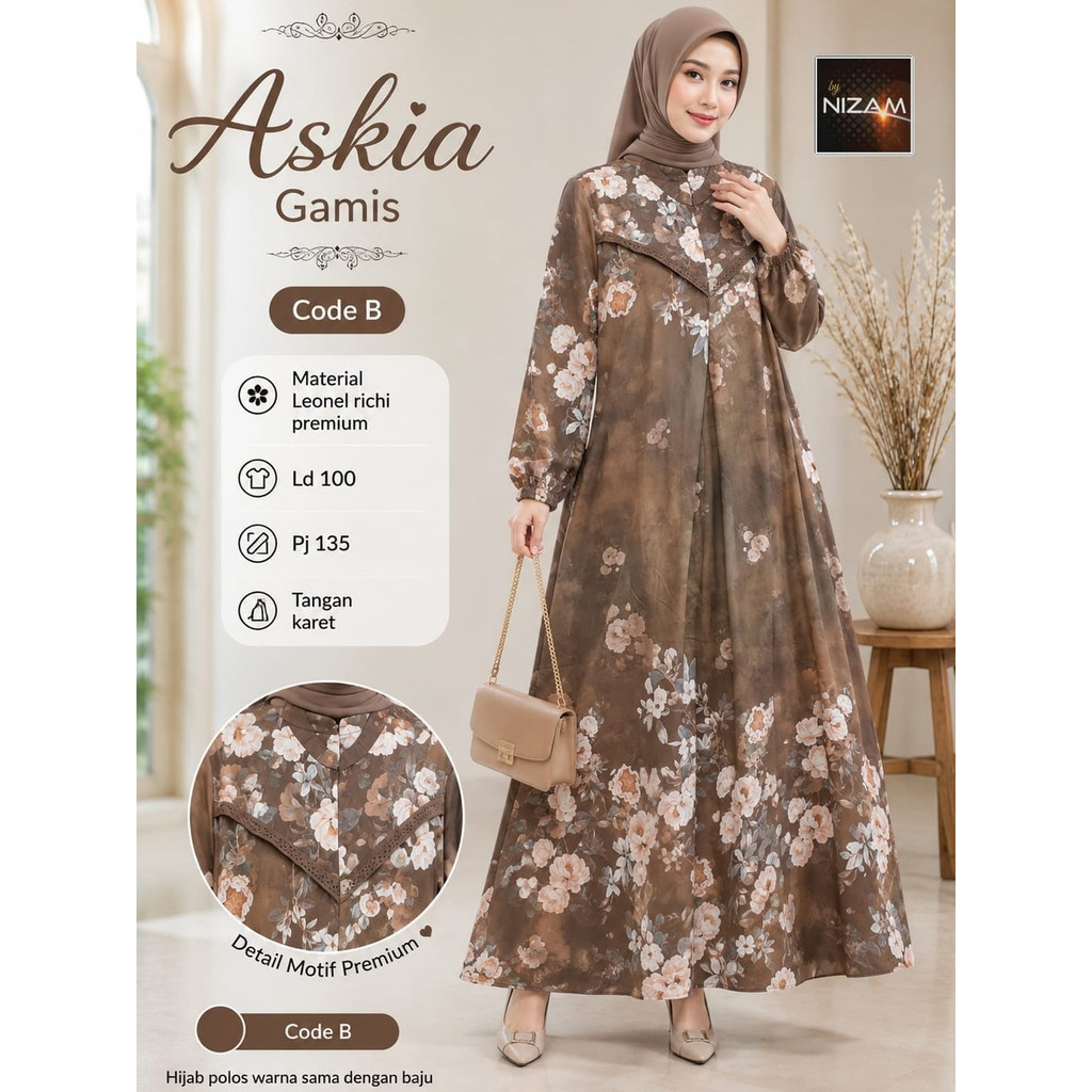 0109      ASKIA GAMIS by NIzAM   DAILY WEAR
