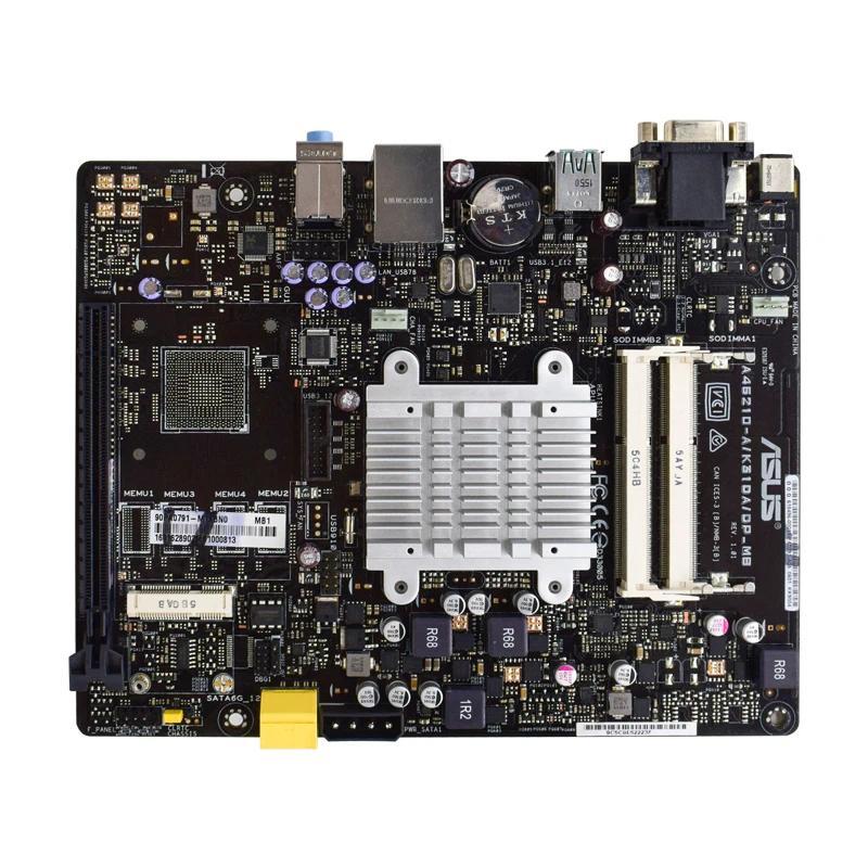 ASUS A46210AK31DADP_MB Motherboard AMD AM1 DDR3 AMD A4‑6210 R5 A320 Quad Core Integrated CPU DC powe