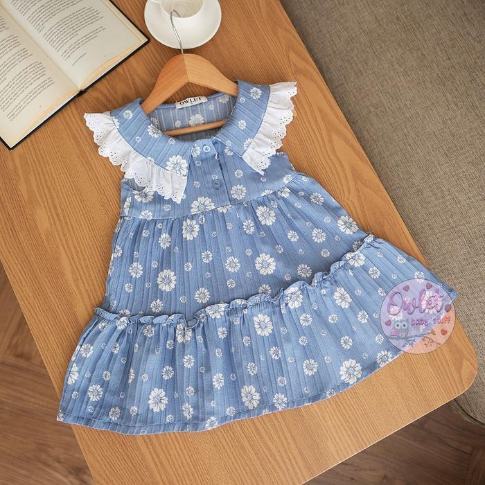 Owlet - Loppy Dress - Dress Anak Perempuan - Dress Sailor - Dress Lucu Anak - Dress Fashoin Anak Per