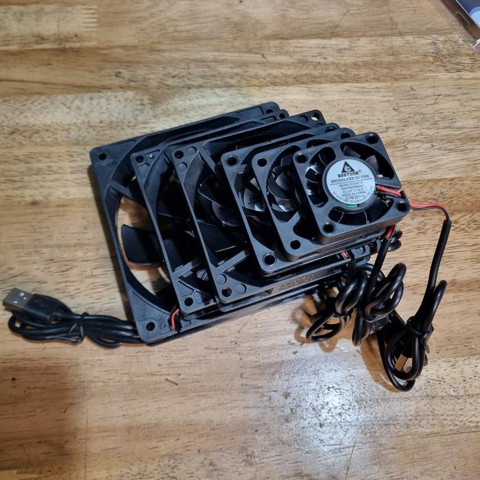 USB fan 5V GDSTIME pendingin heatsink - 8025