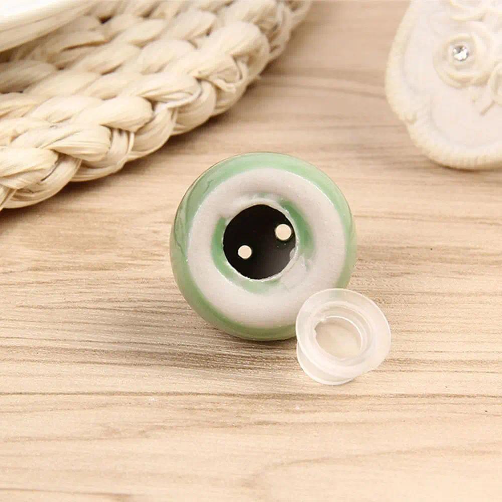 Creative Spice Bottle Pea Pod Seasoning Jars Pea Shape Ceramic Pepper Jars Seasoning Bottle Green Sp