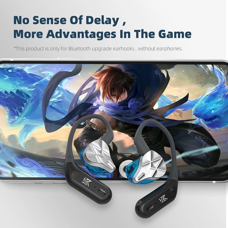 KZ AZ09 Pro upgrade wireless headphones Bluetooth-compatible 5.2 wireless cable hook b/c pin connect