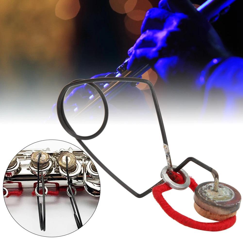 Flute Key Pad Clip Steel Maintenance Tool Flute Button Key Clip Woodwind Instrument Repair Accessory