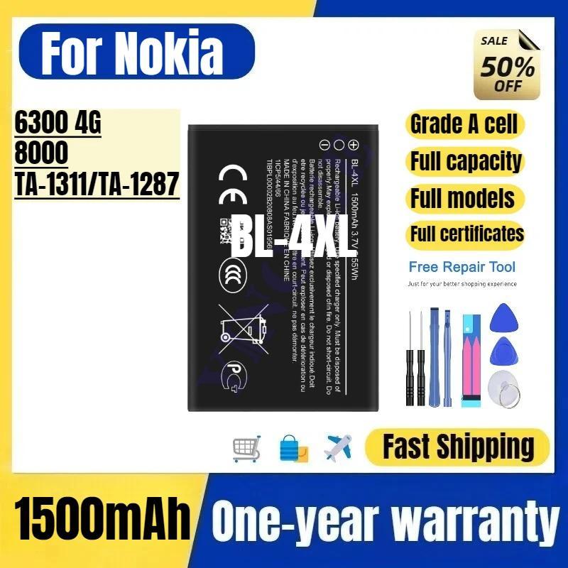 BL-4XL for Nokia 6300 4G/8000/TA-1311/TA-1287 Phone Battery High Quality High Capacity Replacement B