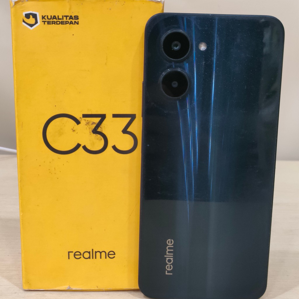 Handphone Realme C33 Ram 4/64 GB (cek deskripsi minus 5421) 835834