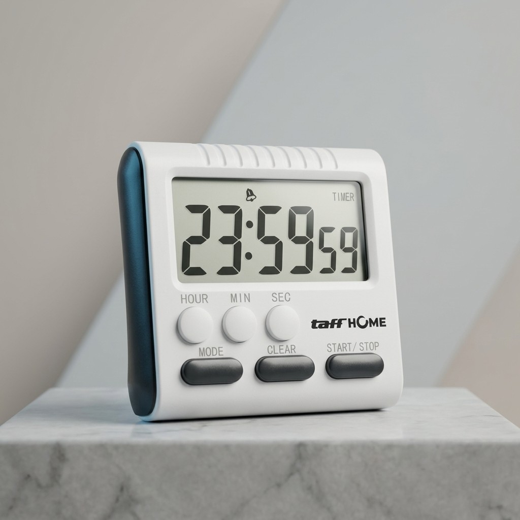 Timer Dapur Digital TaffHOME Mengingatkan Waktu Masak Baking Kue Stopwatch Magnet - Jam Alarm Masak 