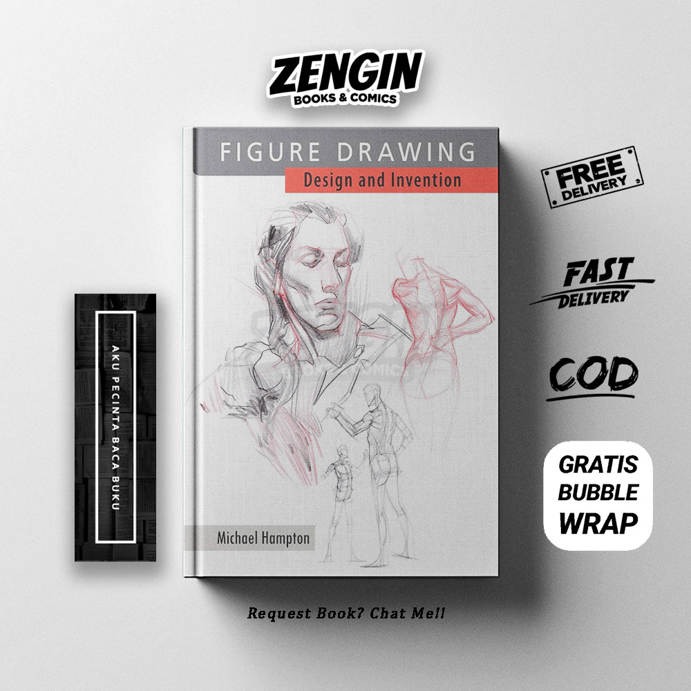 Figure Drawing : Design and Invention by Michael Hampton - English