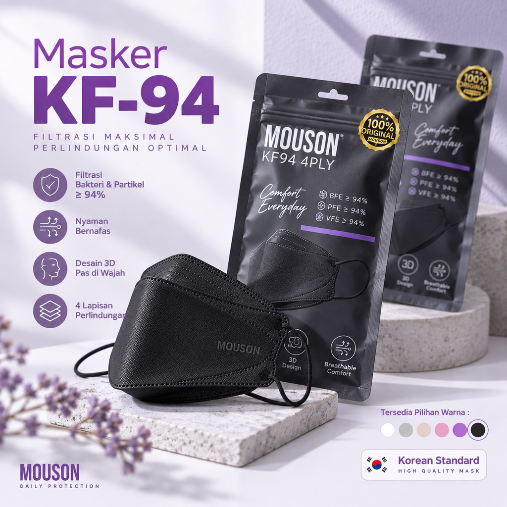 10 PCS Masker KF 94 Mouson