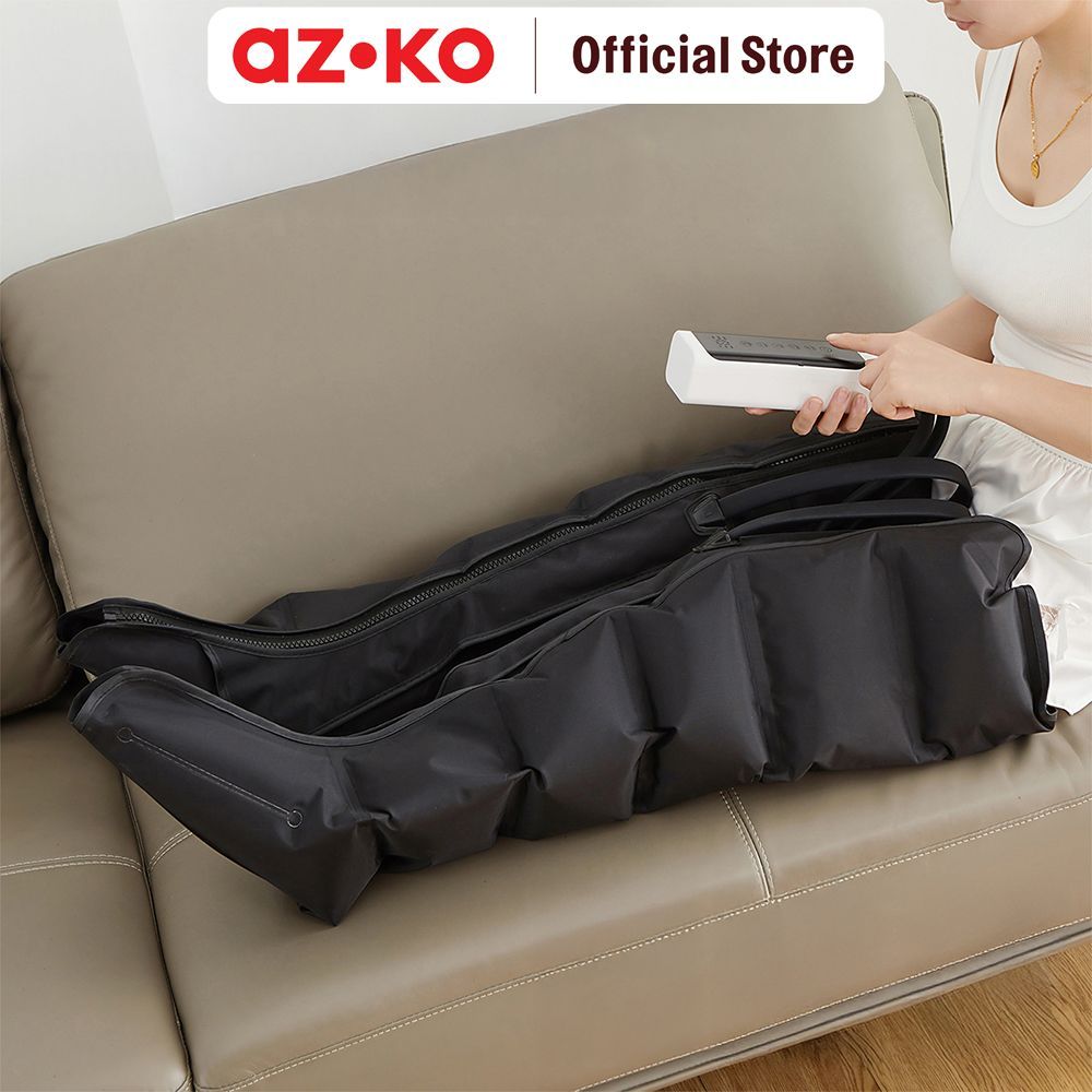 AZKO Lexata Alat Pijat Kaki Air Compression Ly - Hitam Foot Massager Leg Massager Pijat Kaki Elektri