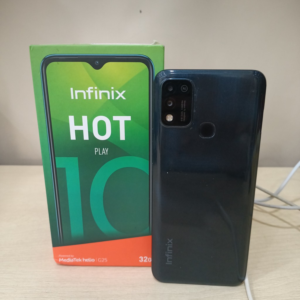 Handphone Infinix Hot 10 Play Ram 2/32GB ( Cek Deskripsi Minus 4017 ) 389605