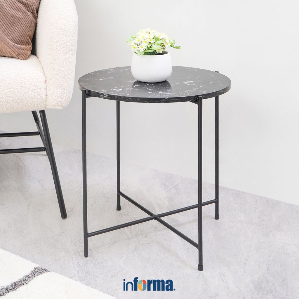 Informa Avila Meja Sisi Meja Samping Meja Sofa End Table Side Table Pojok Ruang