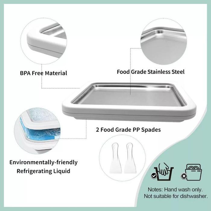 Ice cream roll maker Piring pembuat es krim anak Ice cream roll plate