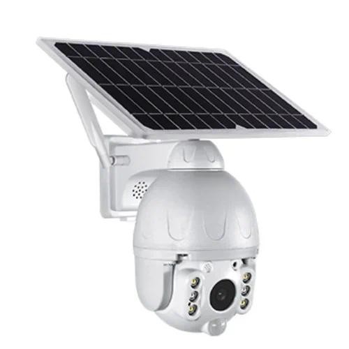 Charging Free Solar Powered HD 1080P WiFi 4G Wide Angle PTZ Camera Outdoor Wireless IP CCTV Home Sec