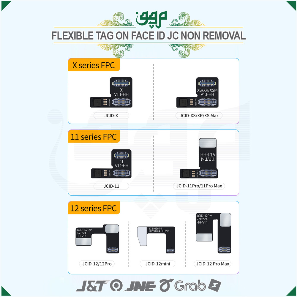 Fleksibel Tag ON Face ID Non Removal X-12Pro / Flex Tag On Face Id JC ID Original