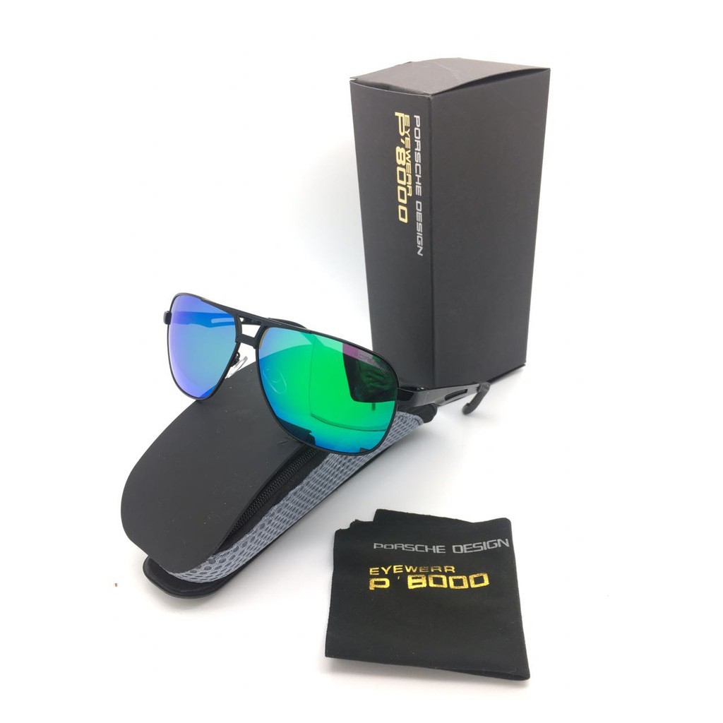 NEW SUNGLASSES !! KACAMATA PORSCHE DESIGN SPORT ELEGAN TITANIUM LENSA POLARIZED UNISEX. .