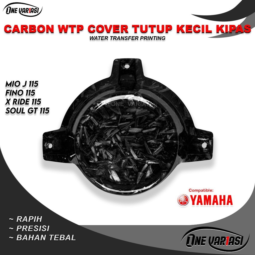 TOPI / TUTUP COVER KIPAS KECIL CARBON FORGED MIO J MIO GT MIO J 115 MIO SOUL GT 115 FINO 115 XRIDE 1