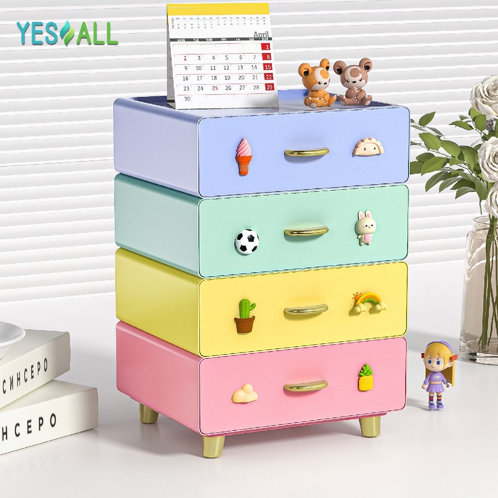 PROMOYESALL Rak Susun Serbaguna - Rak Kosmetik / Kotak Penyimpanan / Rak Skincare / Rak Serbaguna / 