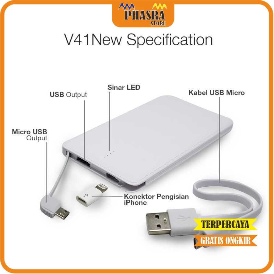 Power Bank VEGER 10000 Mah - PB VEGER - CASAN VEGER CAS VEGER 10000MAH -PHASRA-