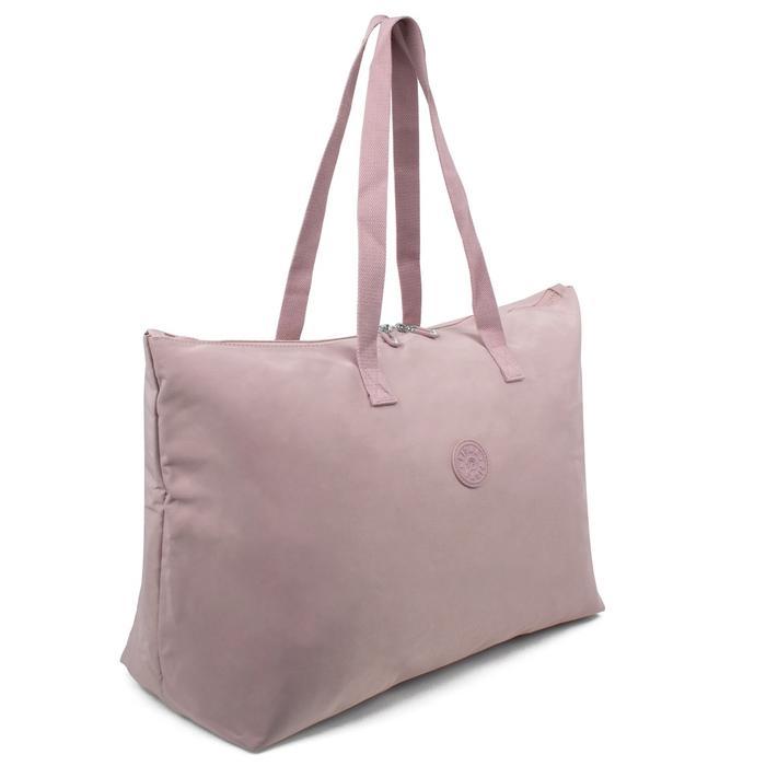 TAS TRAVEL PIOMA P0073 TAS TRAVELING WANITA TAS TRAVEL DUFFEL GYM. - Soft Purple, L