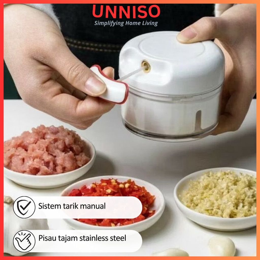 UNNISO - Mini Speedy Cooper / Blender Tangan Bumbu