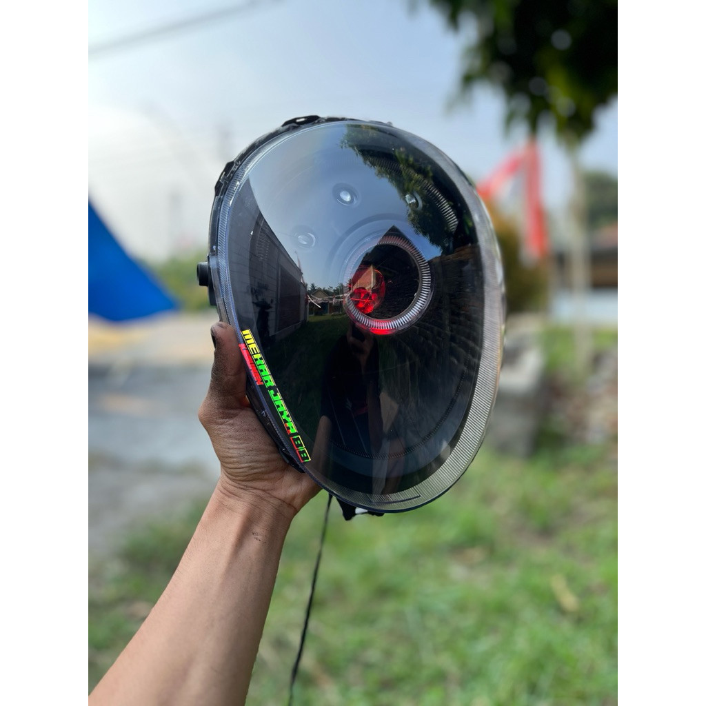 lampu biled soket h4 Scoopy FI 2013-2016 custom lampu H4,