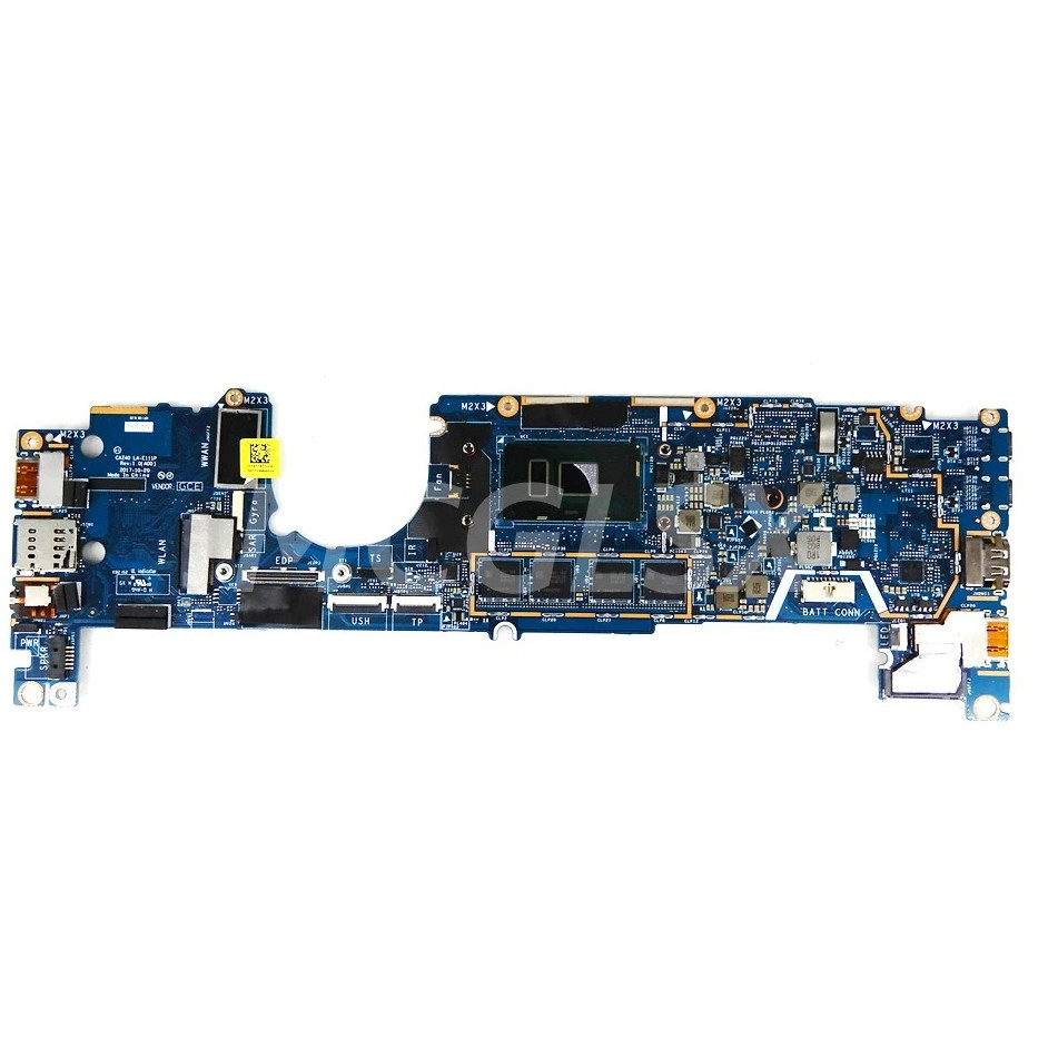 LA-E111P Notebook Mainboard For Dell Latitude 12 5289 13 7389 Laptop Motherboard With i3 i5 i7-7th G