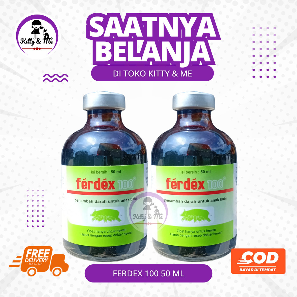 FERDEX 50 ML - Penambah darah pada babi