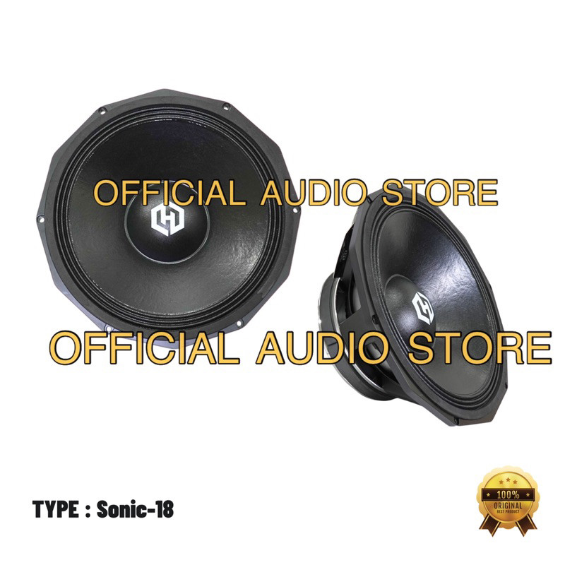 Speaker Component / Speaker Komponen Sub 18 Inch Hardwell SONIC 18 Original