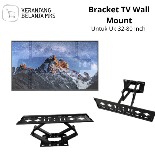 Bracket TV Wall Mount VESA 600x400 for 32-85 Inch TV