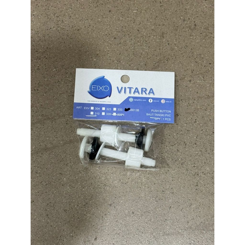 AKSESORIS CLOSET DUDUK MONOBLOK KLOSET / KARET CLOSET MONOBLOK / BAUT TANGKI CLOSET