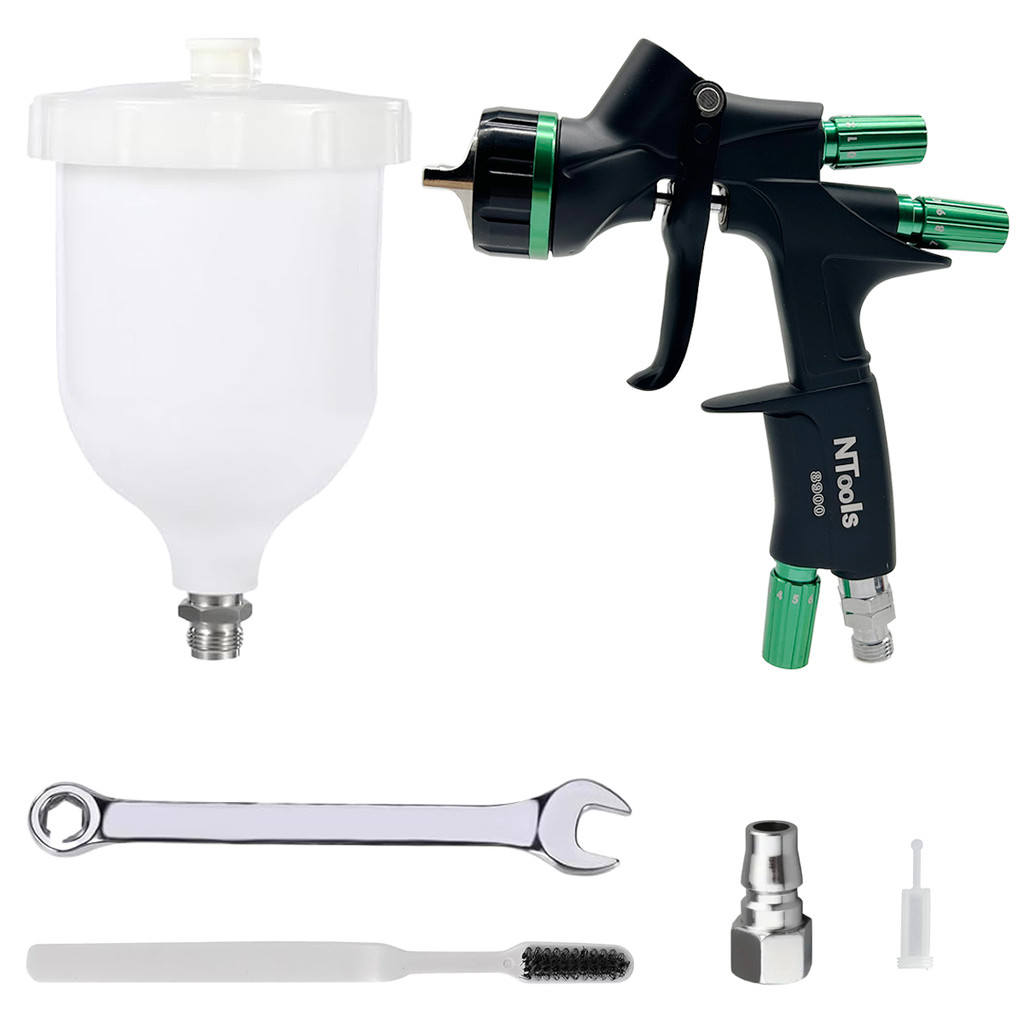 Air Spray Gun Premium Kit, Easy to Use, Paint Gun for Cars & House Y Painting 1.3mm nozzle 600cc Cup