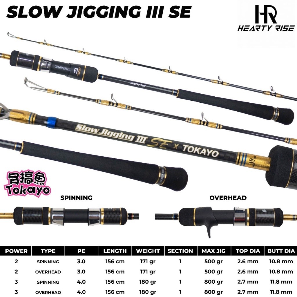 JORAN HEARTY RISE SLOW JIGGING III SE TOKAYO BY JJS