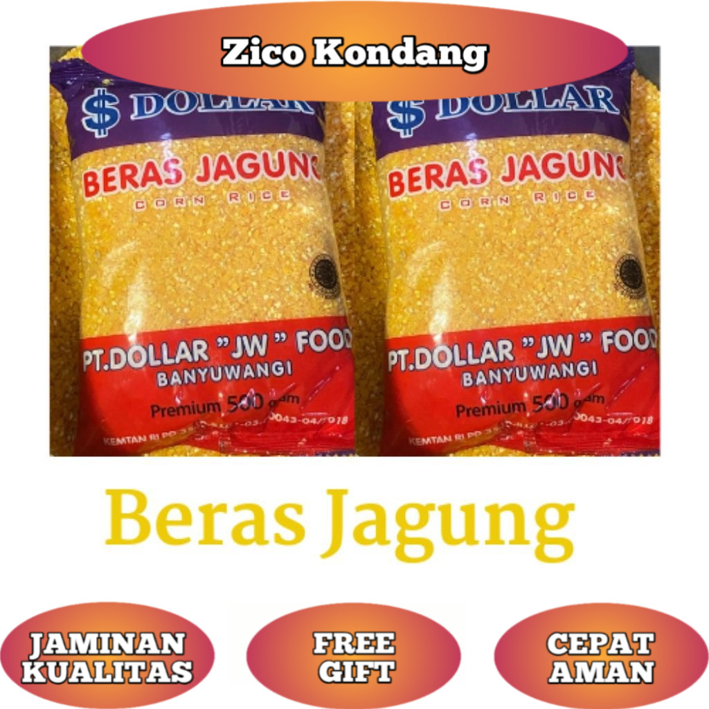 1KG Beras Jagung Rendah Gula Rendah Kalori Cocok Untuk Diet