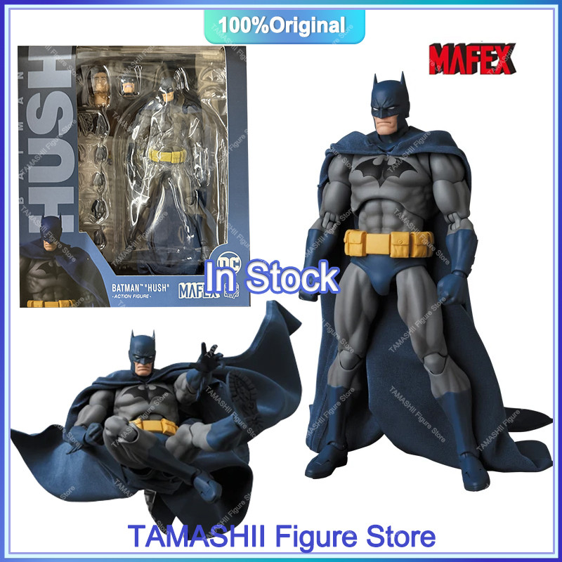 In Stock Original Mecon Toy Reissue Mafex 105 Batman Hush Batman Action Movie Figures Model Collecti