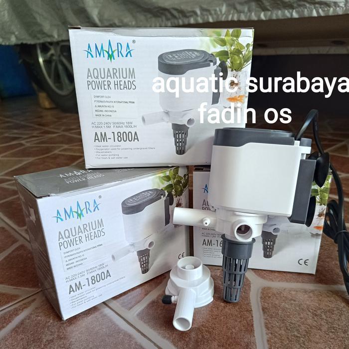 POMPA AQUARIUM AMARA AM 1800 POMPA POWER HEAD OUTPUT 1600 L/H