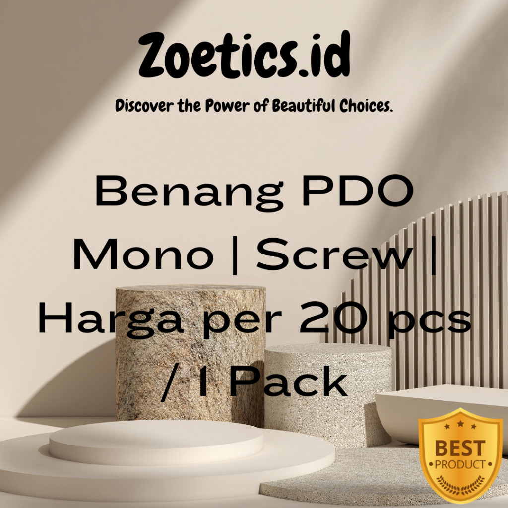 Benang PDO Mono | Screw | Harga per 20 pcs / 1 Pack