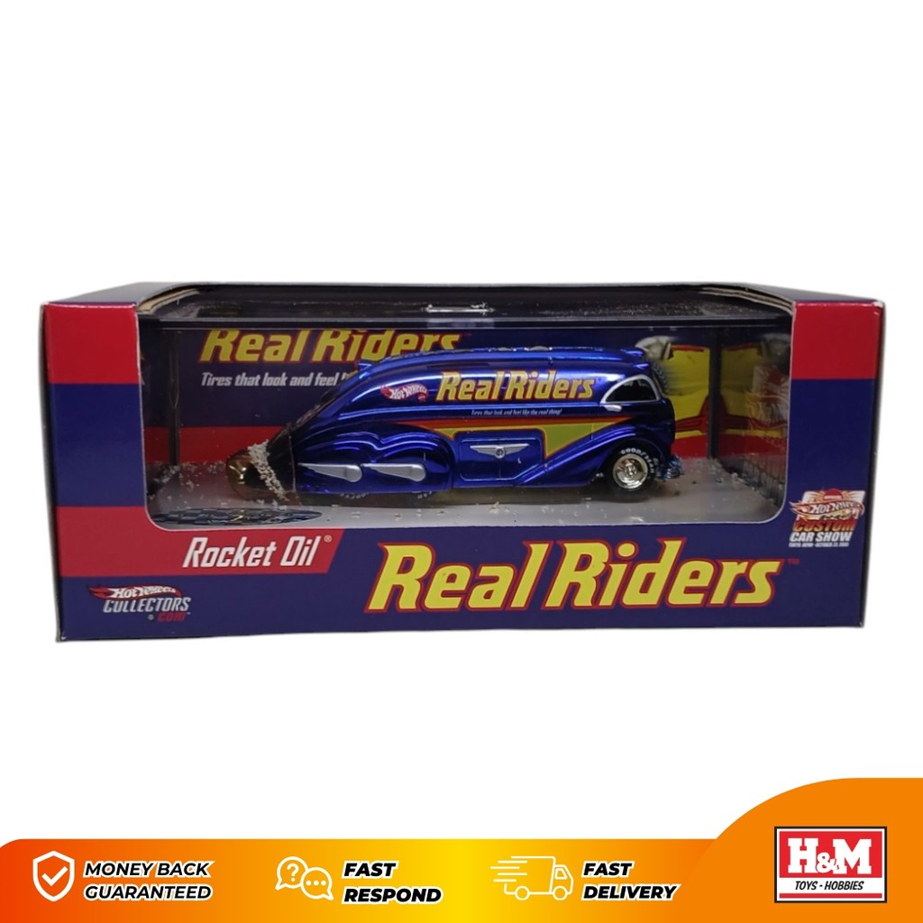 Hot Wheels Real Riders Rocket Oil - Japan Custom Car Show - No Holo 0638