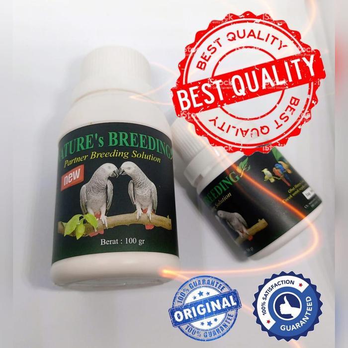 [ burj9iil1v ] || NATURE BREEDING VITAMIN TERNAK BURUNG - 50GRAM