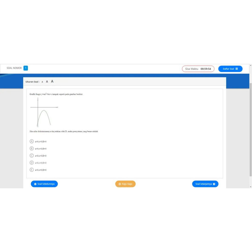 CBT Ujian Support 12 Tipe Soal AKM Online Offline