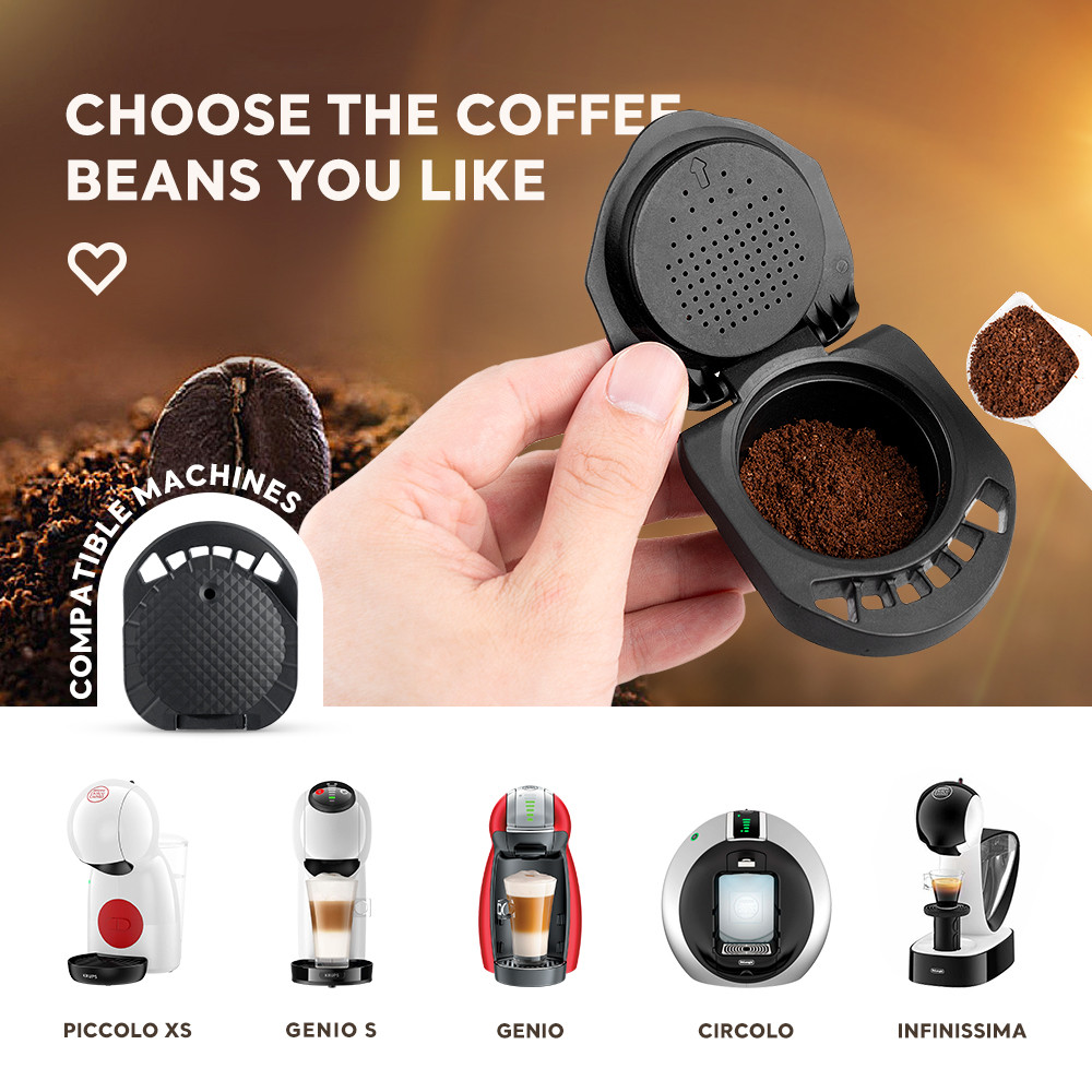 Capsule Adapter for Dolce Gusto Crema Make Nespresso Original Capsules for Dolce Gusto Coffee Machin