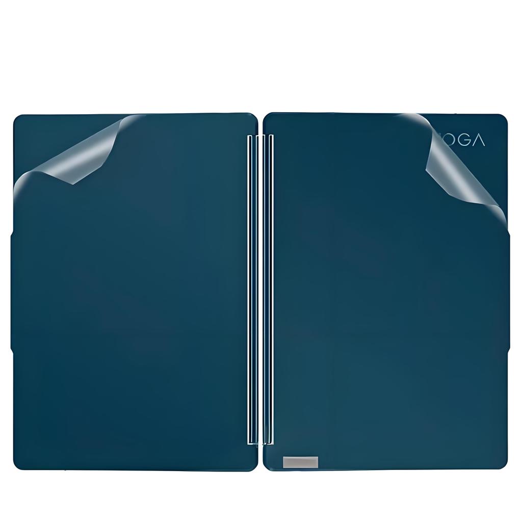 Leather Skin Laptop Stickers for Lenovo YOGA BOOK 9I AD 2023 2024