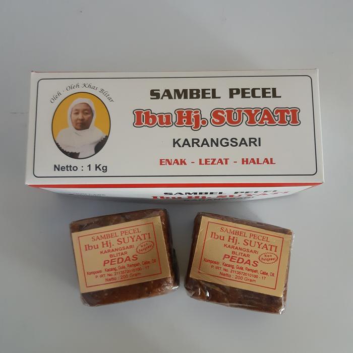 SAMBEL PECEL BU Hj. Suyati Blitar 1kg - Cipta Rasa - Pedas