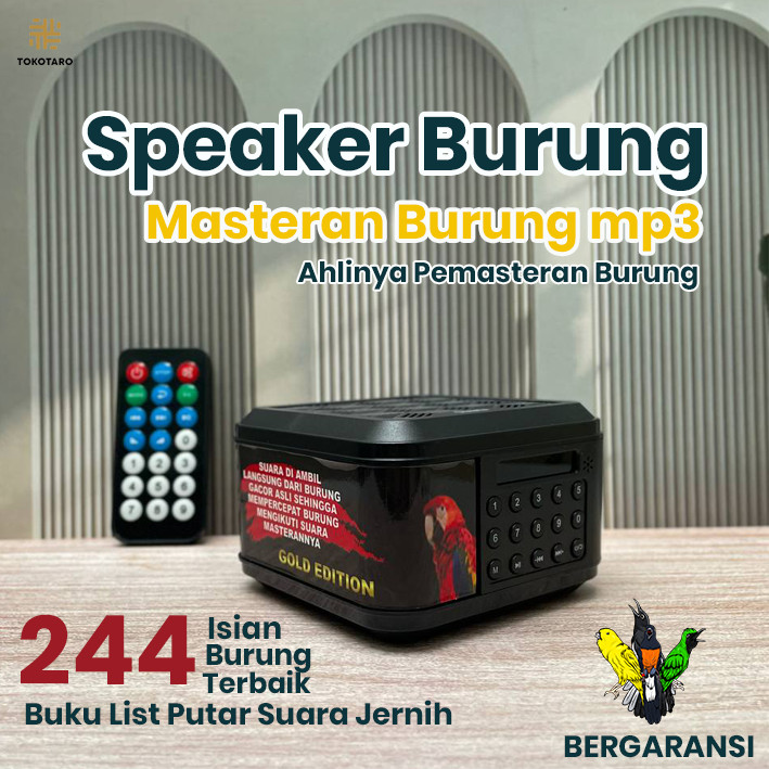 Speaker Masteran Burung mp3 Masteran Kicau Gantangan Mentor Burung Murai Cici Kacer Love Bird Beo ru