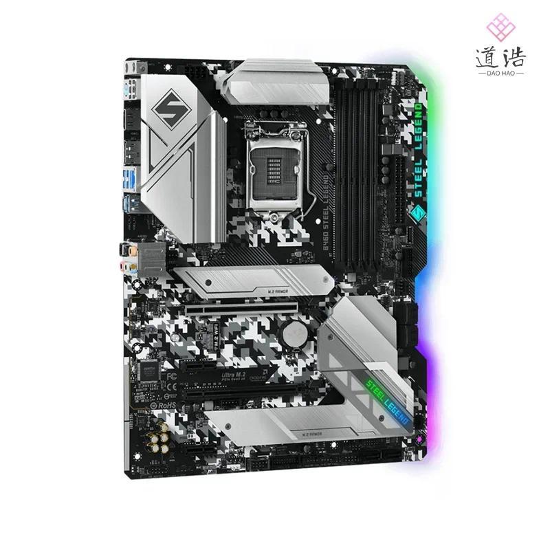 For Asrock B460 STEEL LEGEND Motherboard 128GB Support 10th Generation CPU LGA 1200 DDR4 B460 Mainbo