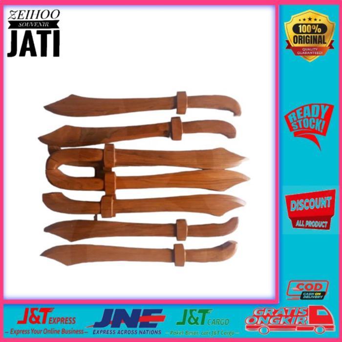 pedang golok kayu/ pedang kayu jati