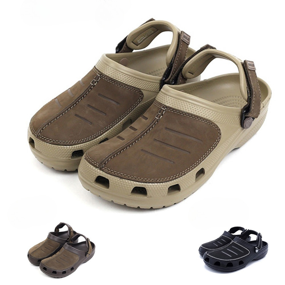 Sandal Cross pria Yukon Leather Sandal Kodok Pria Cross Yukon Sandal Slip On Pria