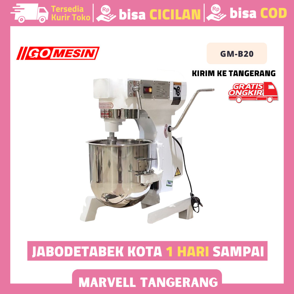 GETRA B 20HJ PLANETARY MIXER 20 LITER MIXER ADONAN KUE ROTI
