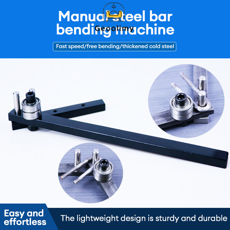 Baja Tahan Karat Multifungsi Mesin Bending / Gantungan Baja Bar Manual Alat Bending / Geoolimy